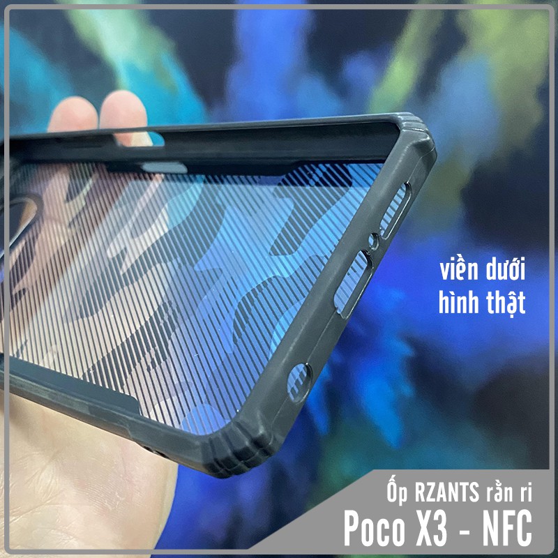 Ốp lưng cho Xiaomi Poco X3 NFC Rzants rằn ri