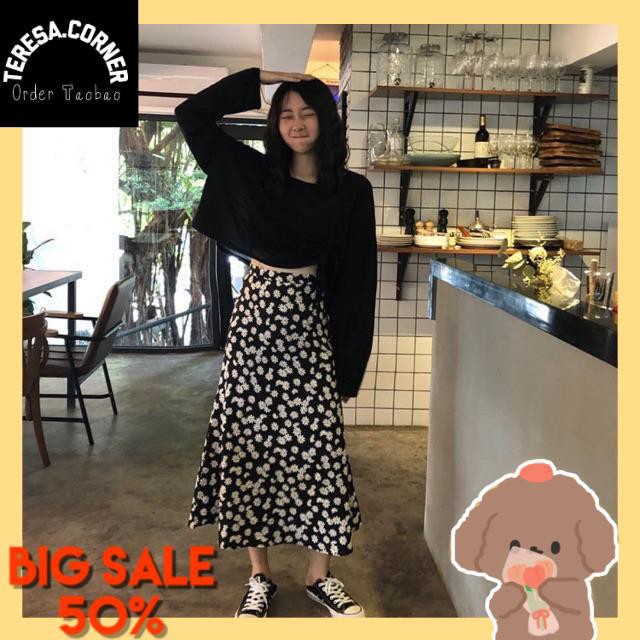 [SẴN] CHÂN VÁY HOA CÚC HOẠ MI DỄ THƯƠNG TAOBAO MÙA HÈ | BigBuy360 - bigbuy360.vn