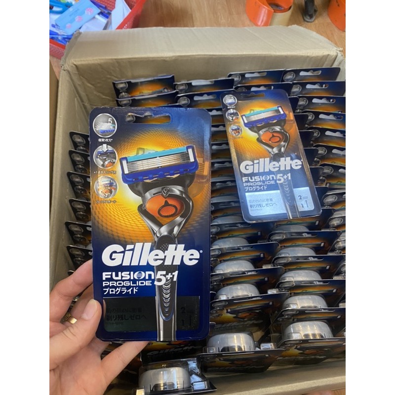 Dao cạo râu Nhật Bản cao cấp 5 lưỡi Gillette Fusion Proglide (Cán Dao : 1+ Lưỡi Thay :2 ) [HangNhat]