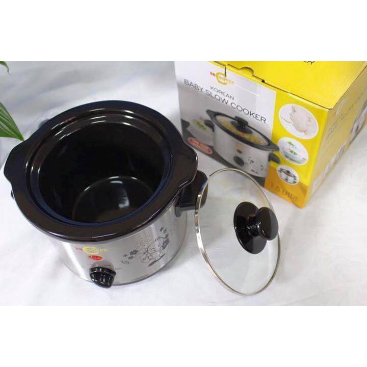 [Mã ELHADEV giảm 4% đơn 300K] [Nồi nấu cháo đa năng Hàn Quốc BB Cooker 1,5l/2,5l/3,5l