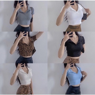 POLO CROPTOP tay ngắn 🌸
