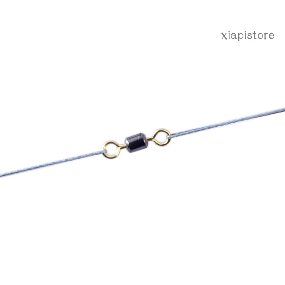 50 Khóa ma ní hình số 8 bằng thép không gỉ cho câu cá