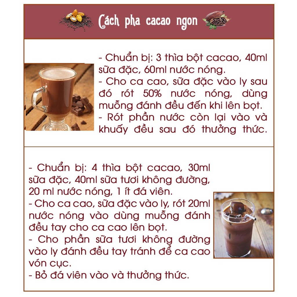 Bột Cacao nguyên chất nhập khẩu 100%. Khối lượng 1LB =454gr. | BigBuy360 - bigbuy360.vn