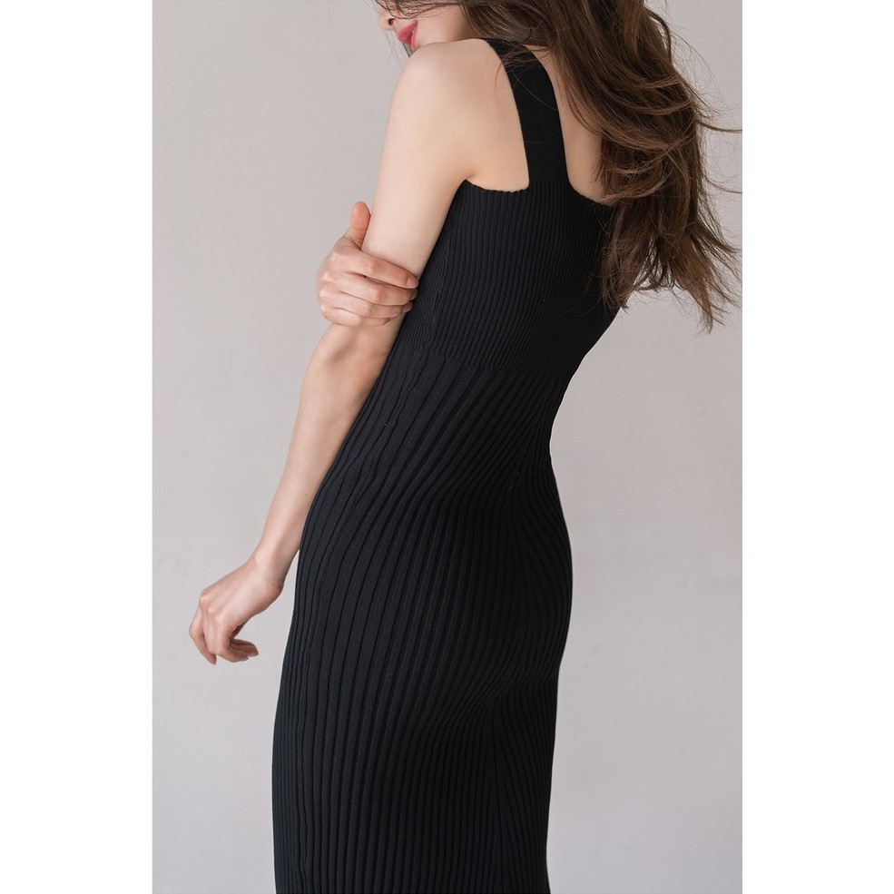 Đầm Len 2 Dây Form Chuẩn Tôn Dáng, Đi Làm, Đi Tiệc Đều Đẹp - D55 | BigBuy360 - bigbuy360.vn