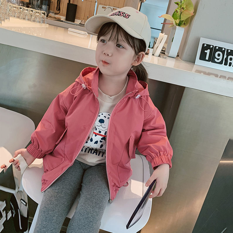 Áo khoác gió kiểu Hàn Quốc thời trang xuân thu cho bé gái