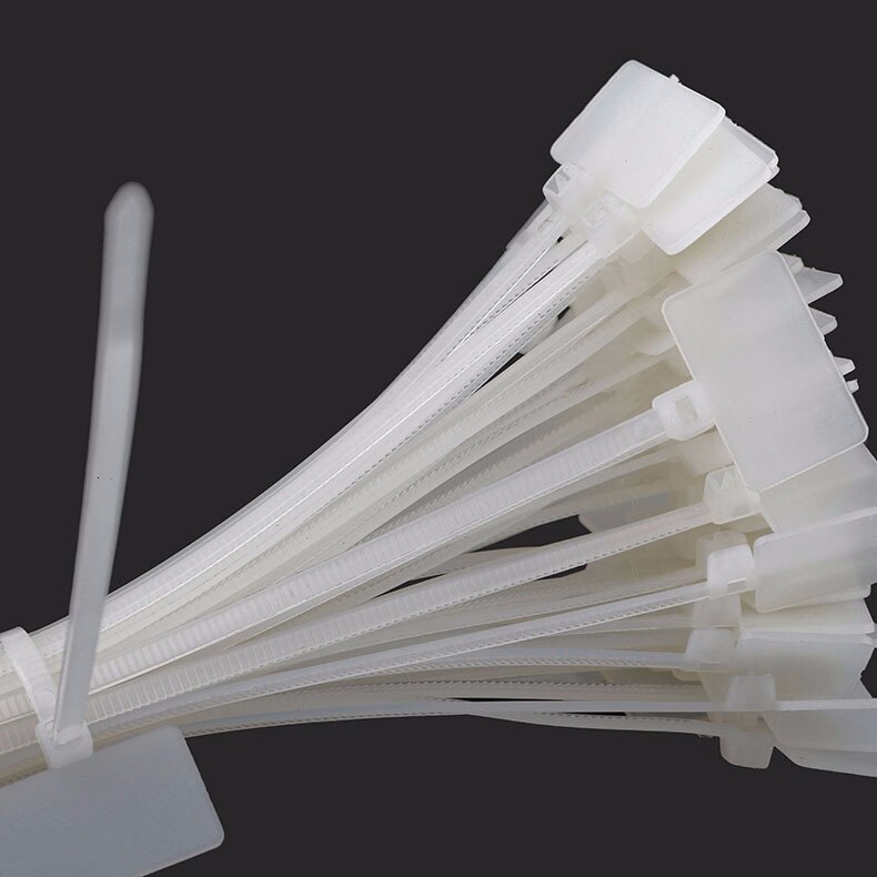 Set 100 Dây Rút Nhựa 2.5 * 100mm Cho Dây Cáp Mạng Ethernet Rj45 Rj12