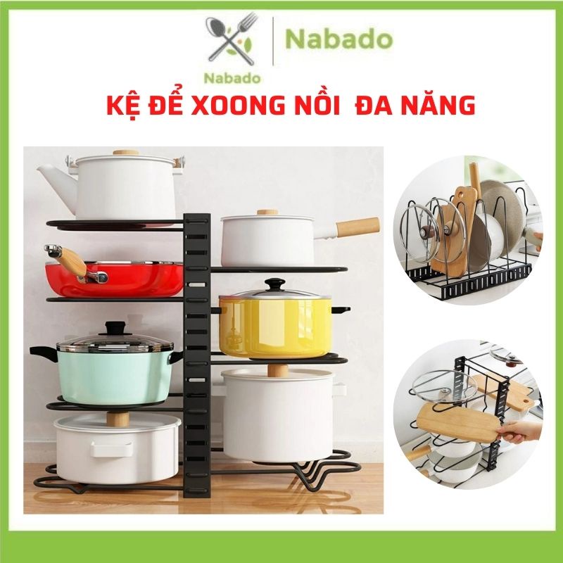 Kệ để xoong nồi đa năng Giá đựng đồ nhà bếp (kệ xương cá M10)