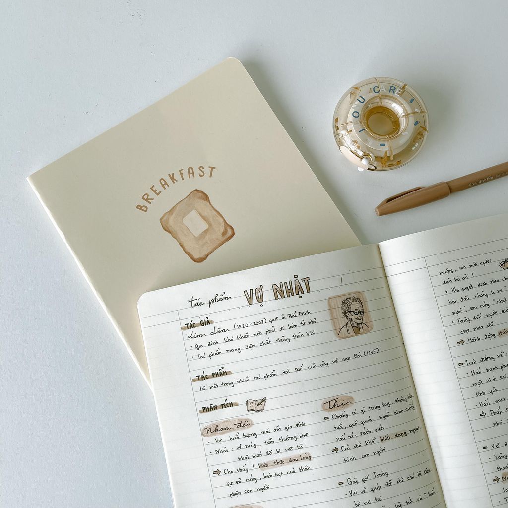 Tập học sinh kẻ ngang, caro vở ghi chép Crabit size B5 || Nhà Kawaii