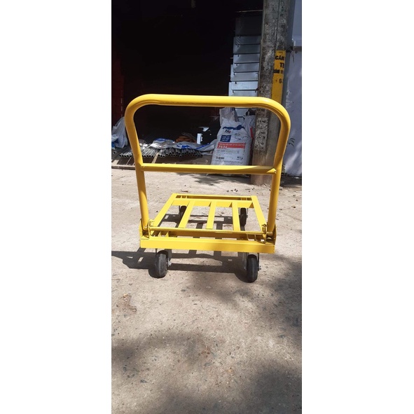 Xe đẩy hàng 4 bánh gấp gọn tải trọng 300 - 500kg - Mituhome - Dùng cho vận chuyển hàng hóa