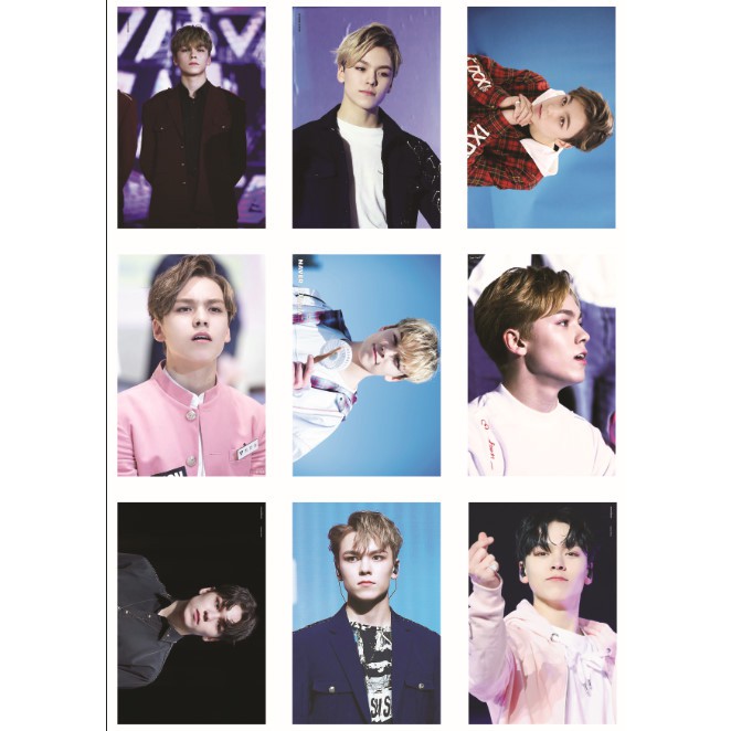 Lomo card ảnh thành viên SEVENTEEN - VERNON full 54 ảnh