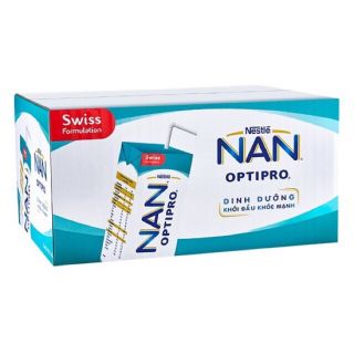 Thùng sữa NAN nước - NAN OPTIPRO pha sẵn - 185ml x 24 hộp (4.2020)