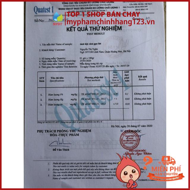 (Hàng mới) Tinh bột cám gạo lứt,bột rửa mặt,kiềm dầu,giảm nhờn  đẹp da, trắng da, thu nhỏ lỗ chân lông,............