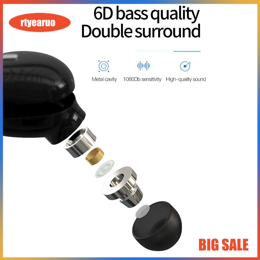 Tai nghe nhét tai không dây 5.0 X9 HiFi rảnh tay thích hợp cho các hoạt động thể thao