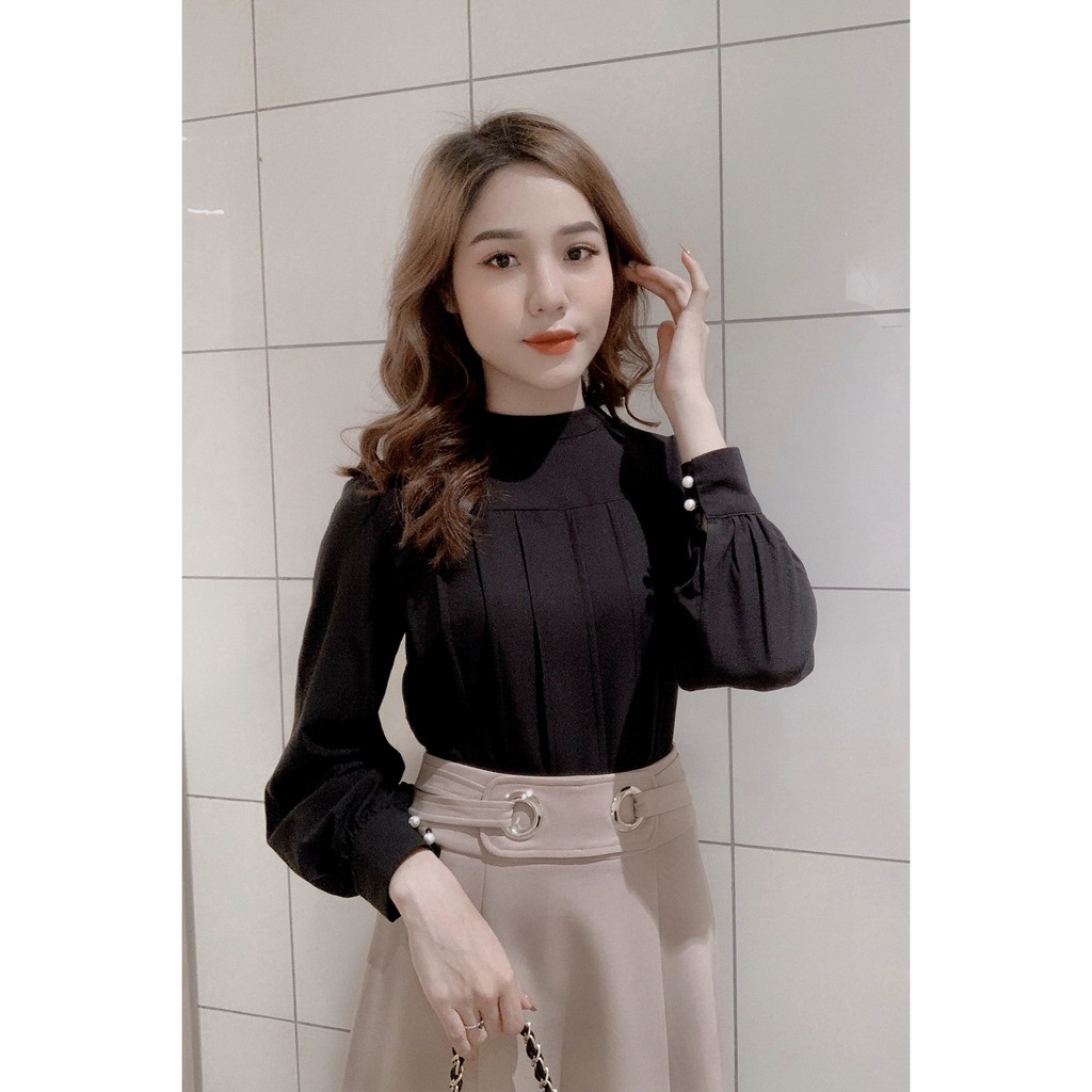 Áo sơ mi bấu ly thân 20AGAIN ASA0152