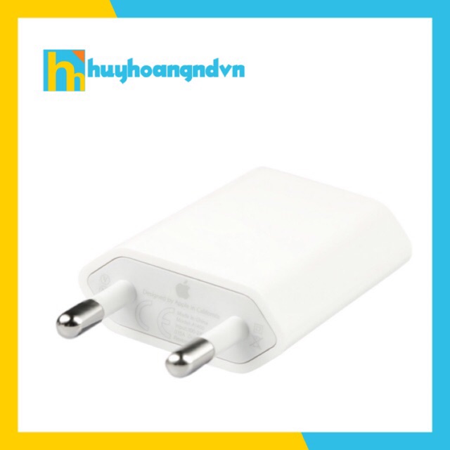 Cốc sạc iPhone 5W chính hãng Apple_Dẹt_VN