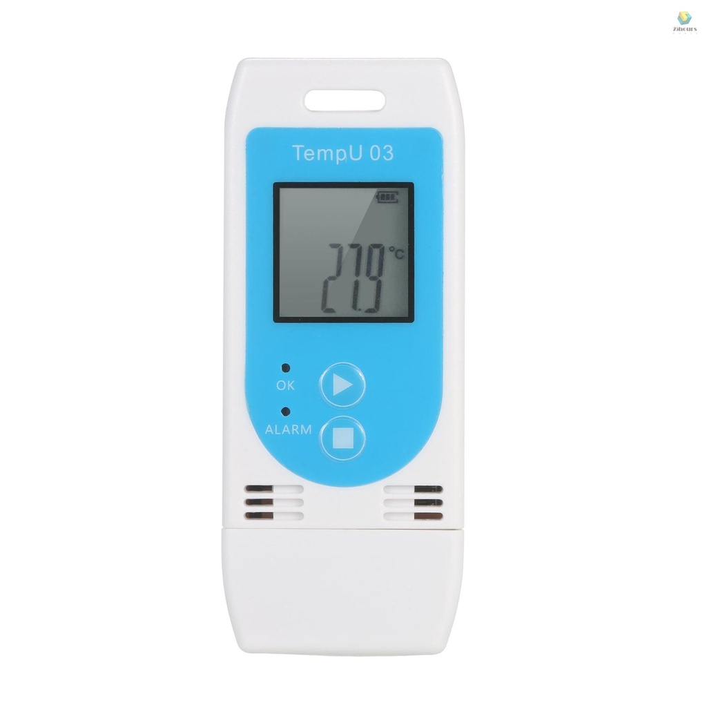 Máy Đo Độ Ẩm / Nhiệt Độ Dữ Liệu Usb Có Thể Tái Sử Dụng Với Dung Lượng 32,000 Ghi Âm