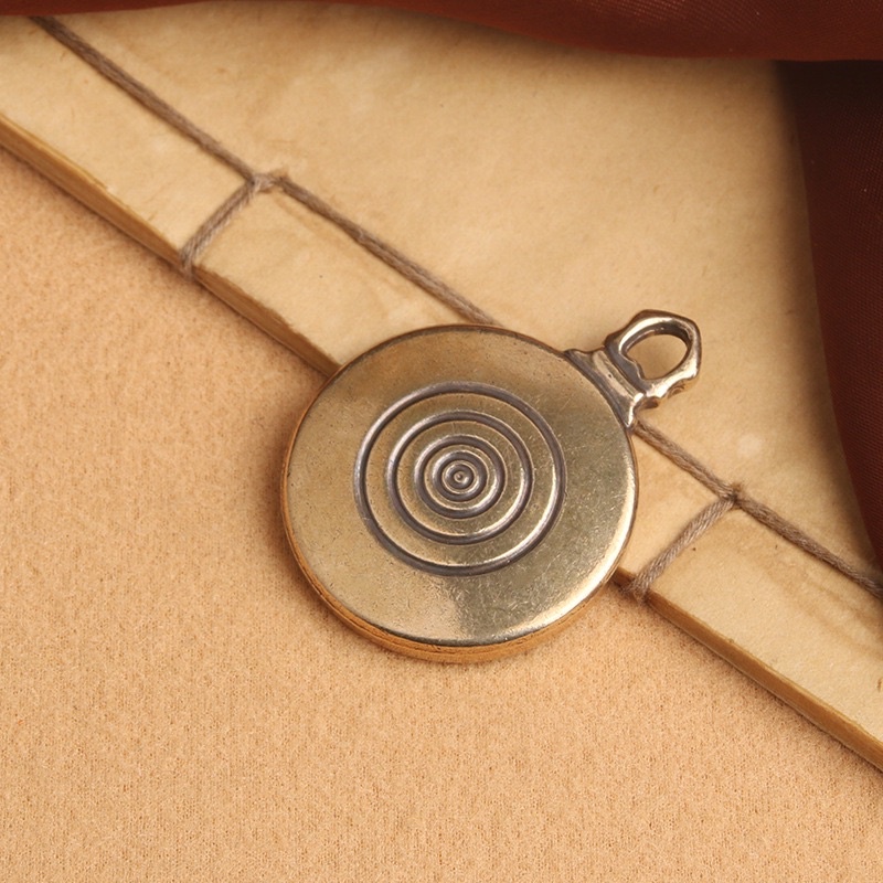 Mặt dây chuyền văn thù cửu cung bát quái tây tạng