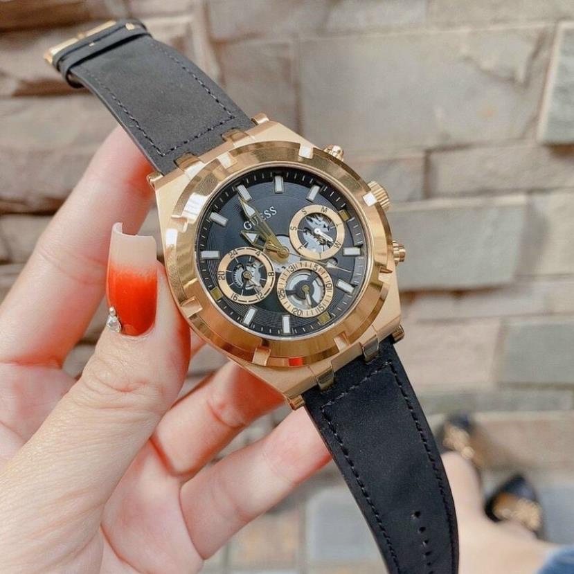 Đồng Hồ Nam Guess GW0262G2  3 Mặt Số Phụ  44mm