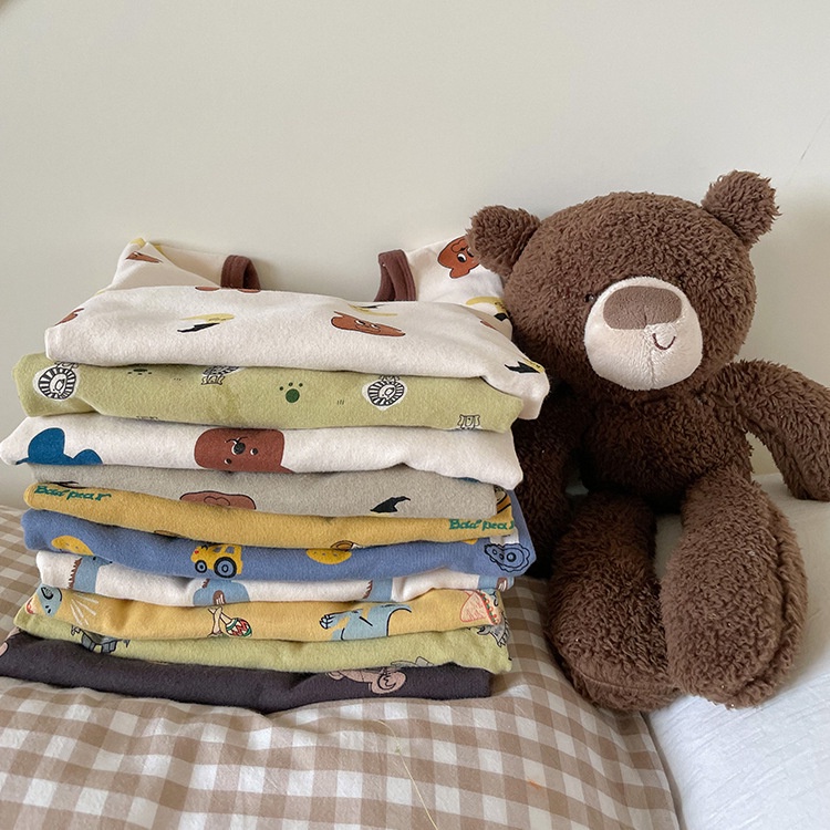 Bộ thu đông cho bé trai, bé gái từ 8-35kg dài tay chất DÀY MỀM MỊN bộ quần áo hãng Ambb Kids mã Y046-1