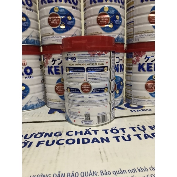 Sữa Vinamik Kenko haru 350gr bổ sung fucoidan từ tảo nâu giúp tăng sức đề kháng