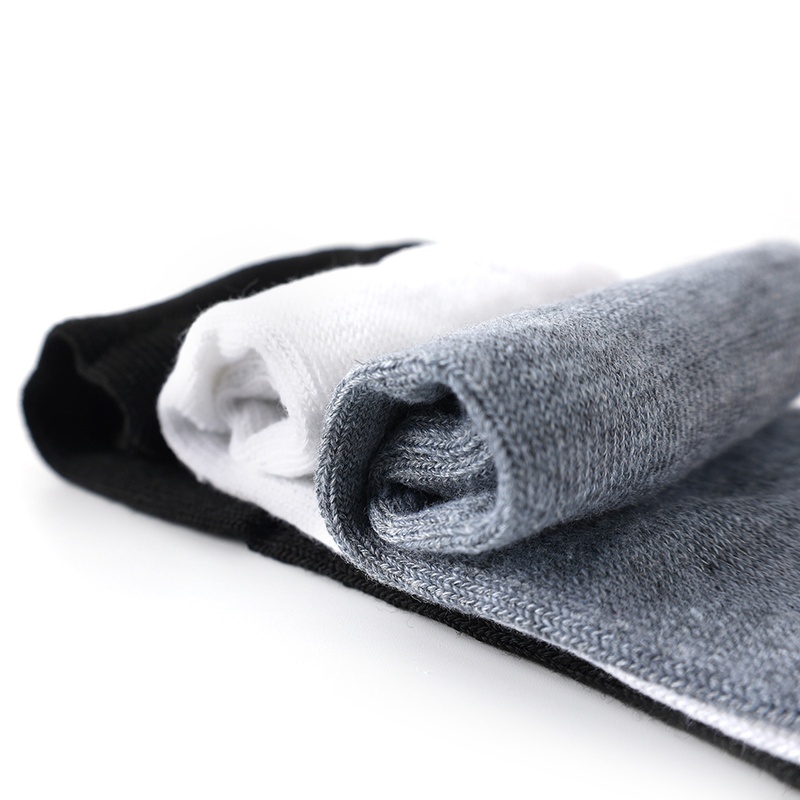 [Bán Chạy] &quot;Vớ Ống Trung Màu Trơn Bằng Vải Cotton Chải Mềm Mại Thoáng Khí Thoải Mái / Giản Dị Sử Dụng Hàng Ngày Dành Cho Nam / Nữ&quot;