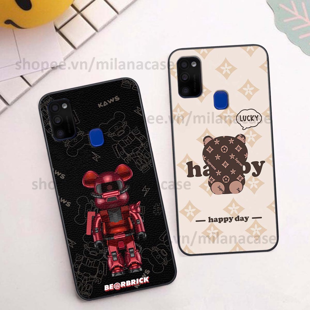 Ốp Samsung M21 / M30s gấu be@rBrick gấu Teddy Kaws siêu đẹp, phong cách, cá tính