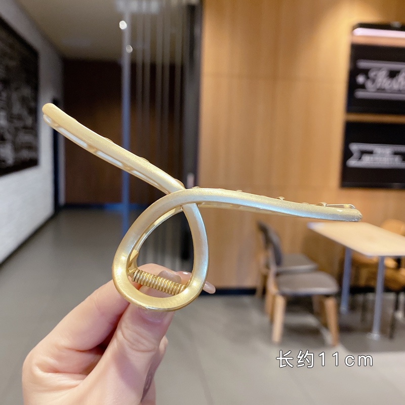 Kẹp Tóc Kim Loại Lấp Lánh Chống Trượt Thời Trang Hàn Quốc Cho Nữ