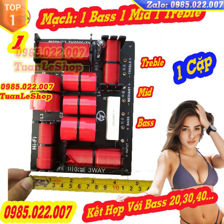 PHÂN TẦN 3 ĐƯỜNG TIẾNG CÔNG SUẤT LỚN H883 – GIÁ 2 MẠCH