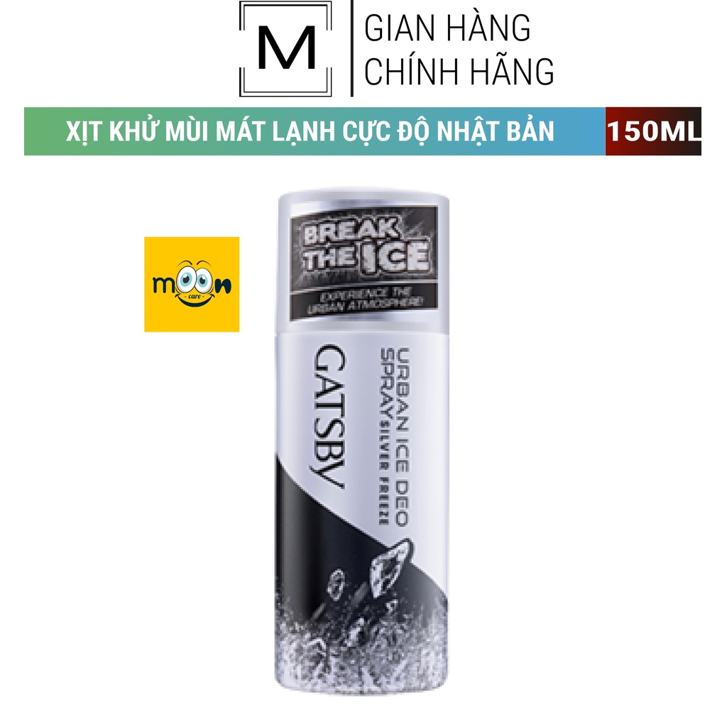 XỊT KHỬ MÙI GATSBY NHẬT BẢN - HƯƠNG BIỂN NHẸ HÀNG MÁT LẠNH DÀI LÂU 150ml