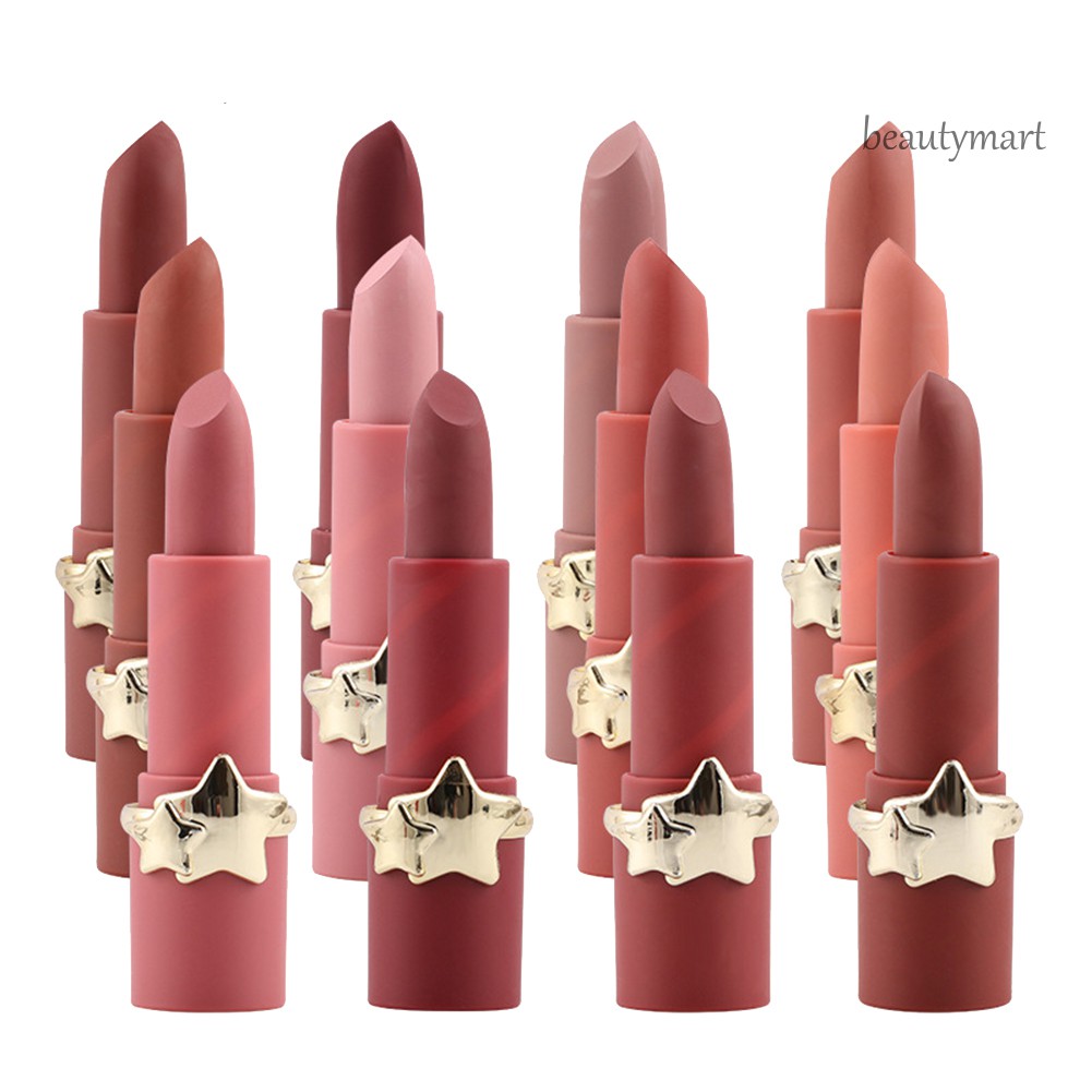 [Hàng mới về] Son kem màu lì lâu trôi chống thấm nước không dính trọng lượng 3..4g