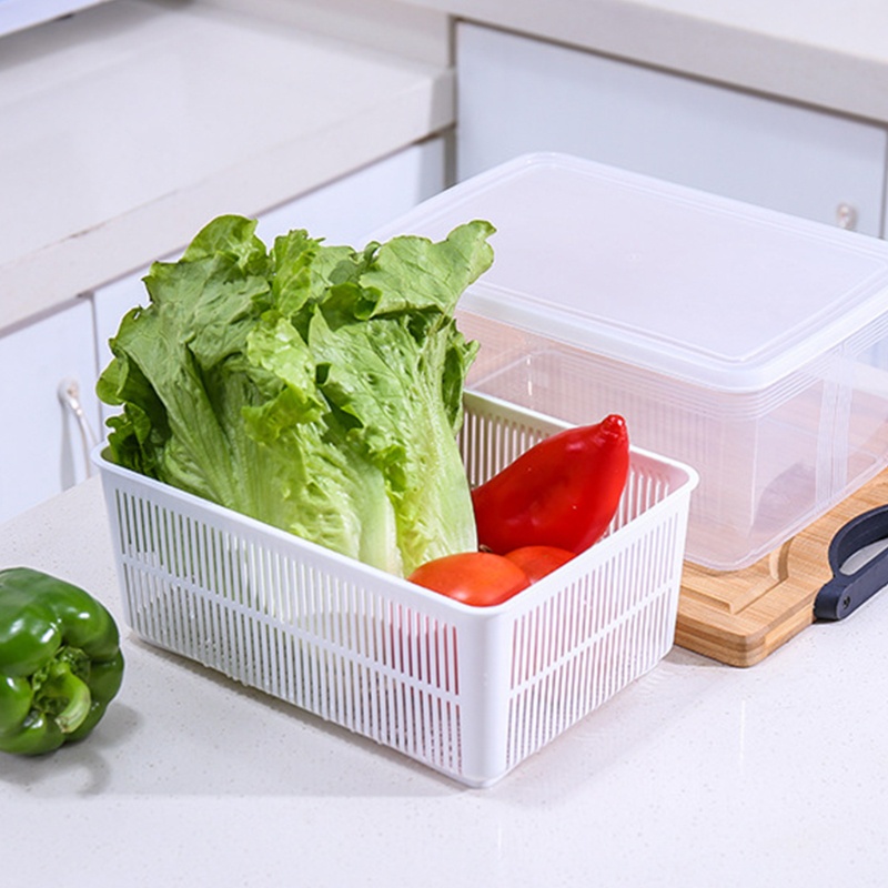 Hộp Đựng Rau Củ Quả Để Tủ Lạnh Giúp Tiết Kiệm Không Gian