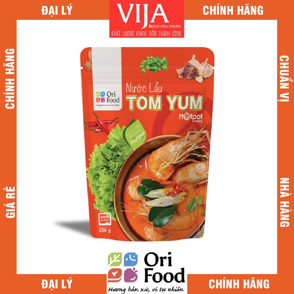 Nước lẩu Hotpot Story vị TomYum túi 200G