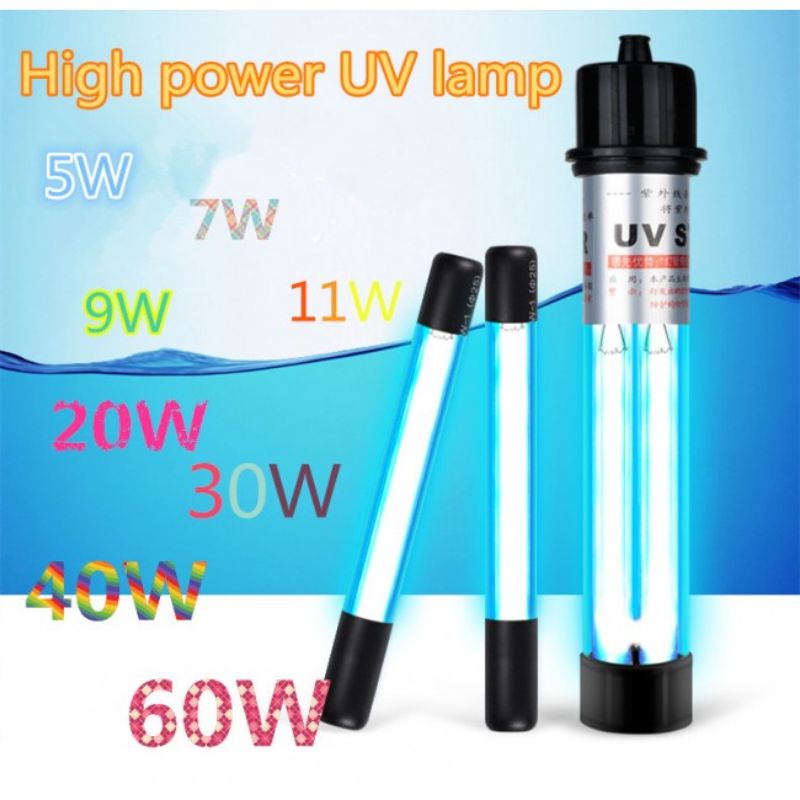 Đèn UV King 20W - 30W - 40W - 60W Diệt Khuẩn Cho Hồ Cá