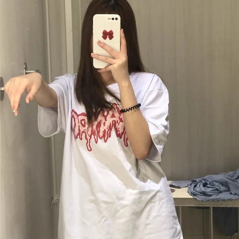Áo Thun Tay Lỡ 100% Cotton Nam Nữ Form Rộng Unisex Ulzzang