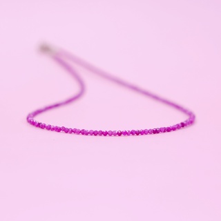 Vòng cổ ruby hồng upcara