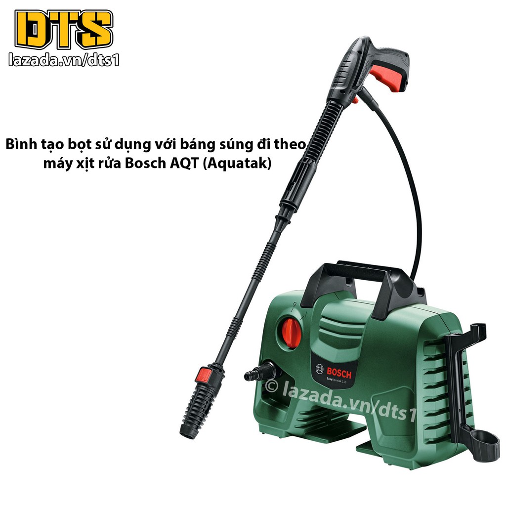 Bình tạo bọt tuyết 0.7L cho máy rửa xe áp lực cao Bosch AQT, máy rửa xe Bosch