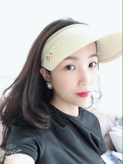 Mũ cói vành Hàn quốc