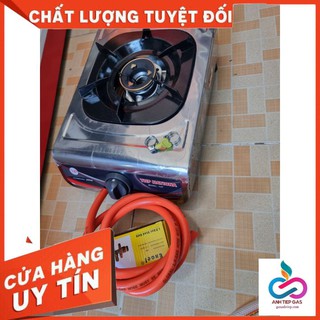 Bếp gas đơn mặt inok tặng van dây tự động
