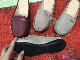 Giày sục da thật nhiều màu