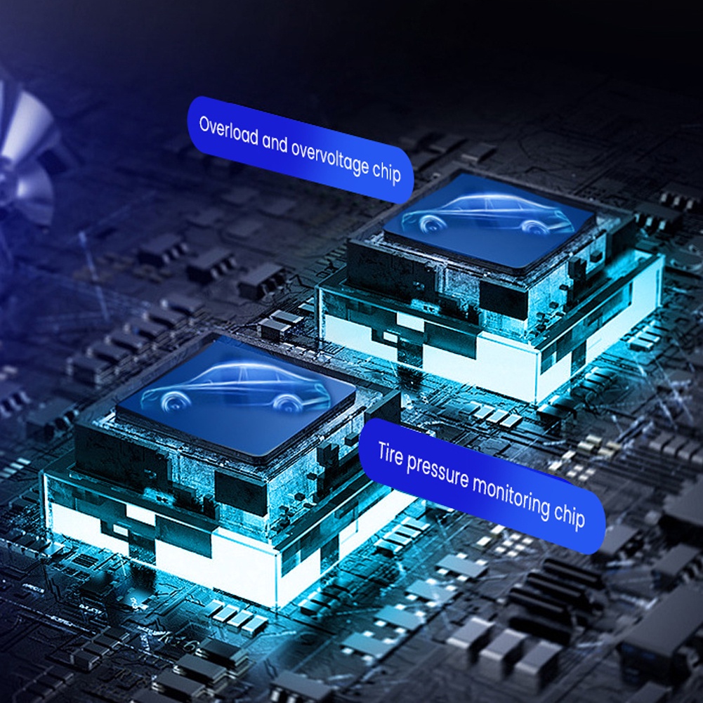 Máy Bơm Hơi Lốp Xe Điện Tử Không Dây Công Suất Cao