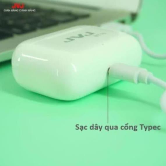 Tai Nghe Không Dây Bluetooth 5.0 JVJ BT10 cao cấp cảm biến vân tay, xuyên âm