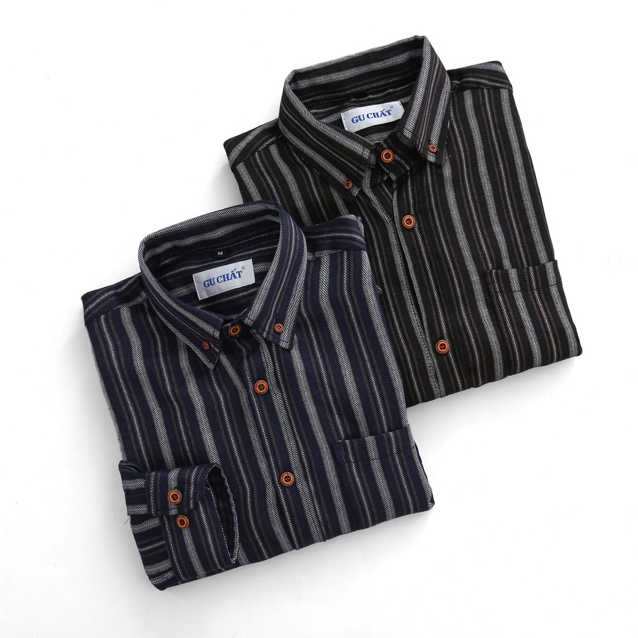 Áo Sơ Mi Nam Dài Tay GU CHẤT, Chất Cotton Mềm Mịn, Form Chuẩn, Thiết Kế Đẹp Mắt - SM50