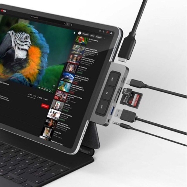 CỔNG CHUYỂN ĐA PHƯƠNG DIỆN ĐẦU TIÊN TRÊN THẾ GIỚI HYPERDRIVE MEDIA 6-IN-1 HDMI 4K/60HZ USB-C HUB HD449