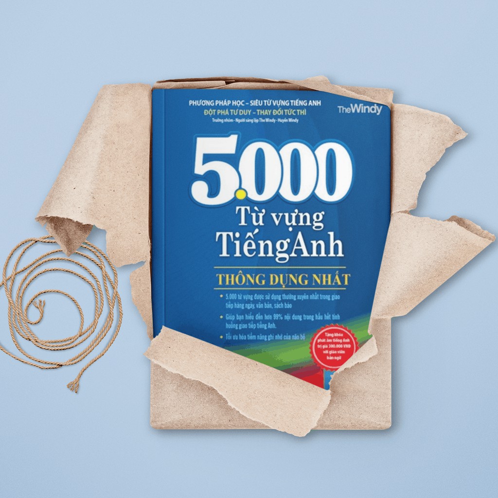 Sách - 5000 Từ Vựng Tiếng Anh Thông Dụng Nhất (Học Cùng App MCBOOKS)