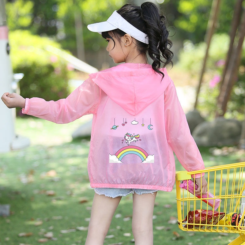 Áo Khoác Chống Nắng Mùa Hè Siêu Mỏng Thoáng Khí Dễ Thương Phong Cách Mới Bara Online ip Cho Bé Gái Sk