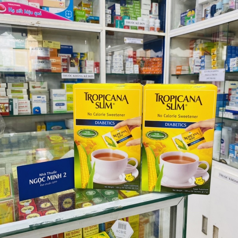 ✅[CHÍNH HÃNG] Đường bắp Tropicana Slim Diabetics - Hộp 50 gói