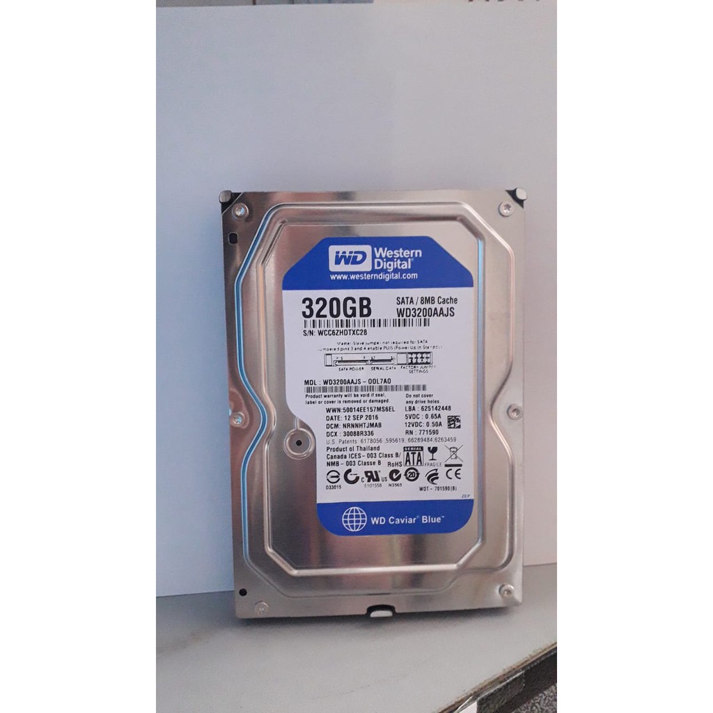 Ổ Cứng Wd Blue 320 Gb 3.5 Inch