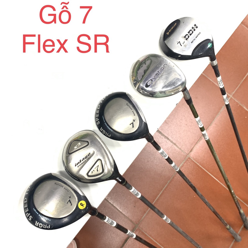 Gậy golf cũ Fairway Wood Gậy gỗ số 7 flex L, R, SR, S đồng giá 200k