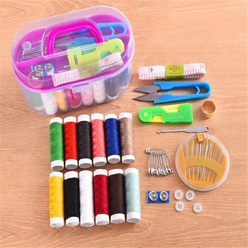 Hộp kim chỉ và bộ dụng cụ may vá đa năng tiện lợi H175