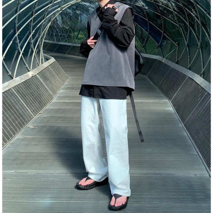 Quần Baggy Nam Ống Rộng - phong cách - Quần Jean Nam Hàn Quốc Ngọc Vệ Fashion